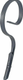 Dent à ressort 32x10x530mm droit avec pointe