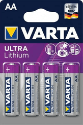 Pièces agricoles - Outils atelier - Pile lithium 1,5V AA (4)