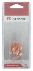 Pièces agricoles - Eclairage - Cosse plate femelle, rouge 6,3x0,8mm - 0,5-1,0mm² (6)