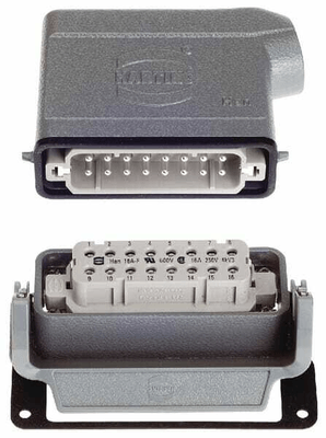 Pièces agricoles - Electricité - Connecteur cpl., encastré 16P