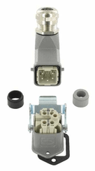 Pièces agricoles - Electricité - Connecteur cpl., encastré 4P