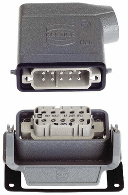 Pièces agricoles - Electricité - Connecteur cpl., encastré 10P