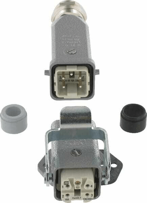 Pièces agricoles - Electricité - Connecteur cpl., encastré 4P