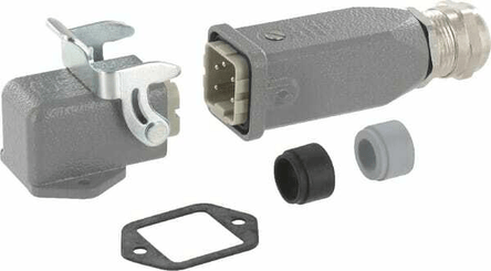Pièces agricoles - Electricité - Connecteur cpl., encastré 4P