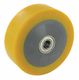 Roue uni.+roulem. billes 125mm