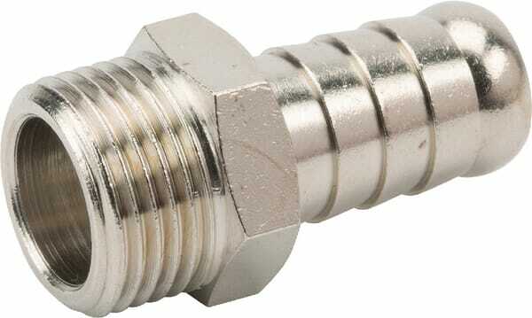 Pièces agricoles - Pièce pneumatique - Embout de tuyau 12 mm x 3/8"