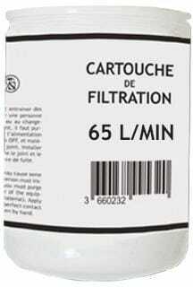 Pièces agricoles - Outils atelier - Cartouche - filtration 65 l/min