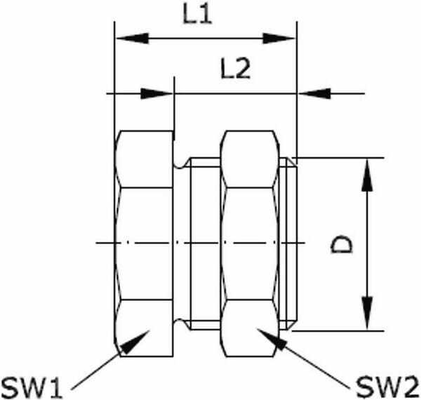 Pièces agricoles - Pièce pneumatique - Raccord Schott