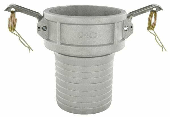 Pièces agricoles - Hydraulique - Extrémité de tuyau Camlock Type C 4" en aluminium