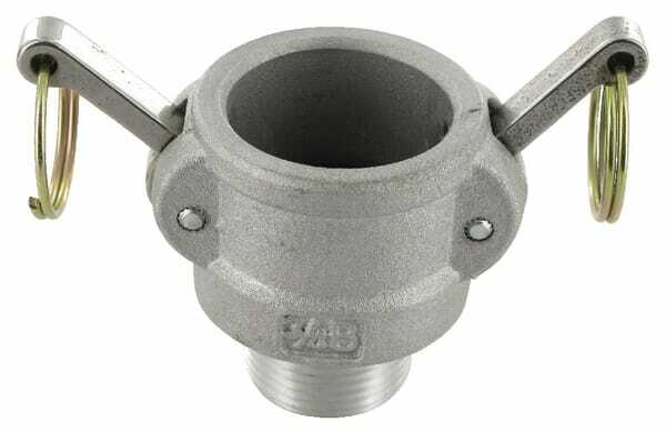 Pièces agricoles - Hydraulique - Camlock Type B filetage mâle 1" en acier inoxydable