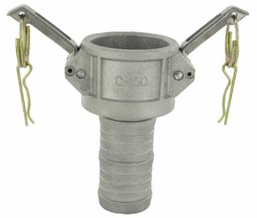 Pièces agricoles - Hydraulique - Embout de tuyau Camlock Type C 1 1/2" aluminium