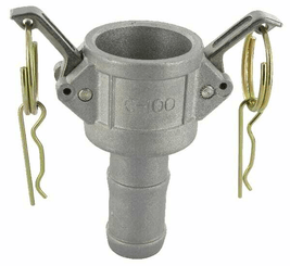 Pièces agricoles - Hydraulique - Embout de tuyau Camlock Type C 1" en acier inoxydable
