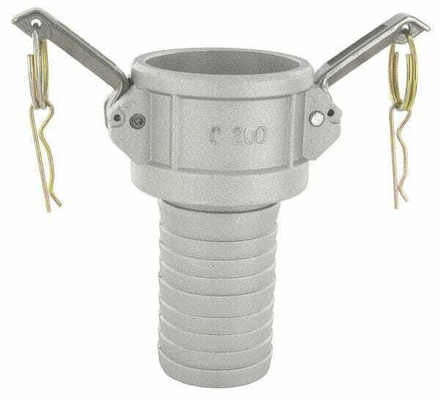 Pièces agricoles - Hydraulique - Embout de tuyau Camlock Type C 2" en acier inoxydable