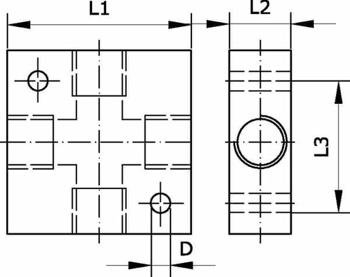 Pièces agricoles - Pièce pneumatique - Bloc distributeur, 4voies G1/4
