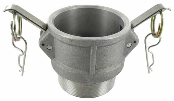 Pièces agricoles - Hydraulique - Camlock Type B 2-1/2" filetage mâle en aluminium