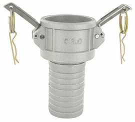 Pièces agricoles - Hydraulique - Extrémité de tuyau Camlock Type C 2" en aluminium