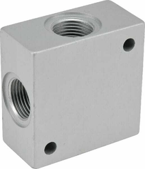 Pièces agricoles - Pièce pneumatique - Bloc distributeur, 4voies G1/8