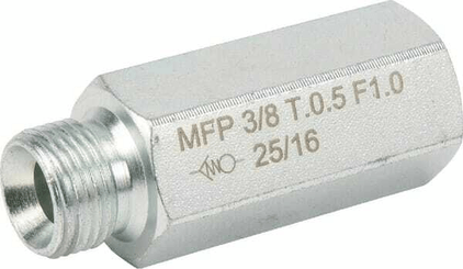 Pièces agricoles - Hydraulique - Valve de flexible de frein 3/8" 30L T=1 mm