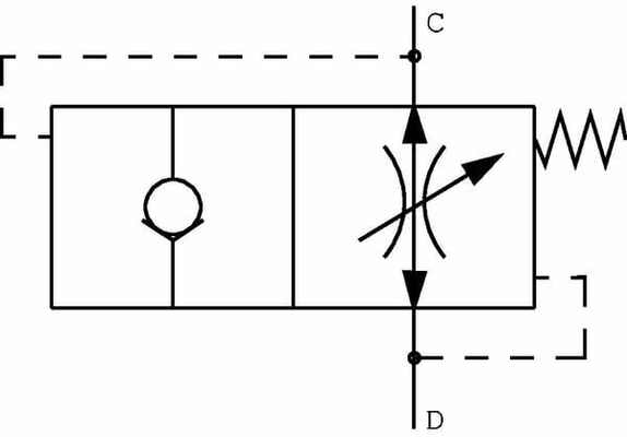 Pièces agricoles - Hydraulique - Valve de sécurité 3/8" 90L/MIN