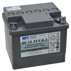 Pièces agricoles - Eclairage - Batterie 12V 38(C20)/33.0Ah(C5) Gel solaire