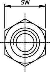 Pièces agricoles - Hydraulique - Boulon banjo M12