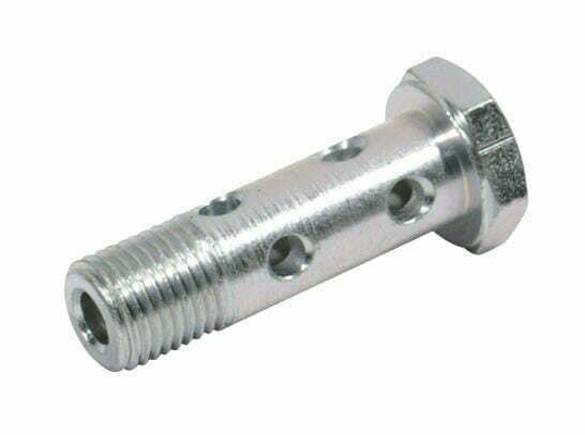 Pièces agricoles - Hydraulique - Boulon banjo 1/4" BSP double