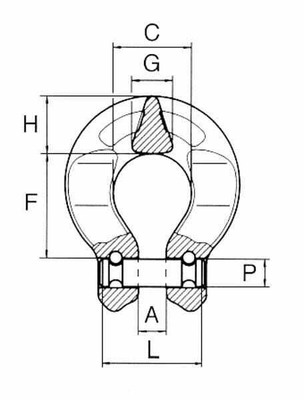 Pièces agricoles - Outils atelier - Maillon Omega 2 t