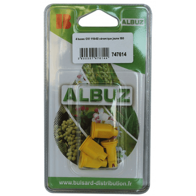 Pièces agricoles - Pièce divers - HF-4 BUSES CVI 110 - 02 CERAM JAUNE ISO