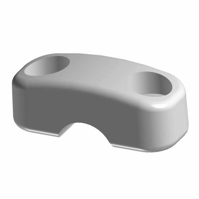 Pièces Quad & Motos - Pièces communes - MOUNT-HANDGUARD BOTTOM BLK Polaris origine