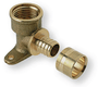Coude-applique court pour tube PER 10x12mm filetage femelle 1/2" (par 1)