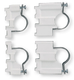 Jeu de 4 support pour coffret plastique (par 1)