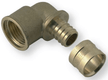 Coude filetage femelle pour tube PER 13x16mm filetage 1/2" (par 1)