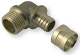 Coude filetage mâle pour tube PER 13x16mm filetage 1/2" (par 1)