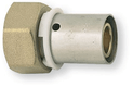 Raccords à sertir écrou tournant droit pout tuyau PER 20x25 filetage 3/4" (par 1)