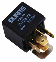 Pièces agricoles - Electricité - Relais 24 V, 10/20 ampères