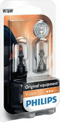 Pièces agricoles - Eclairage - Ampoule conventionnelle W16W 12V 16W W2.1x9.5d Philips