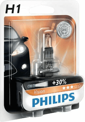 Pièces agricoles - Eclairage - Ampoule halogène H1 12V 55W P14.5s blanc Philips