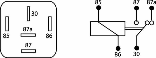Pièces agricoles - Electricité - Relais 24 V, 10/20 ampères