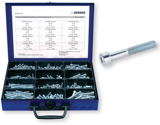 Boulonnerie, quincaillerie - Visserie boulonnerie - Coffret F 27 D vis tête cylindrique hexagonale creuse ZI - 450 pcs (par 1)