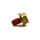 HEX FLANGE SCREW, 6 MM X 1.0 MM X 10 MM Polaris origine