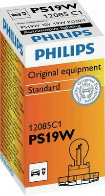Pièces agricoles - Eclairage - Ampoule conventionnelle PS19W 12V 19W PG20/1 Philips