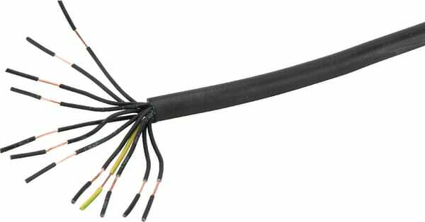 Pièces agricoles - Electricité - Câble FLEXYJZ-5x2,5 BK