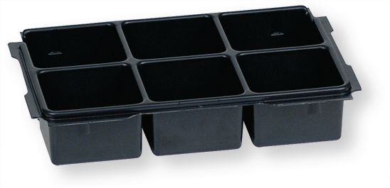 Boulonnerie, quincaillerie - Visserie boulonnerie - Thermoformé 6 cases BERA-clic+ mini (par 1)