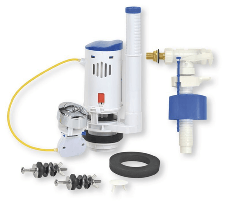 Plomberie - Joints et accessoires de plomberie - Kit complet chasse-eau câble avec flotteur latéral (par 1)