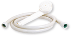Kit douche basique avec douchette et flexible PVC longueur 1.50 (par 1)