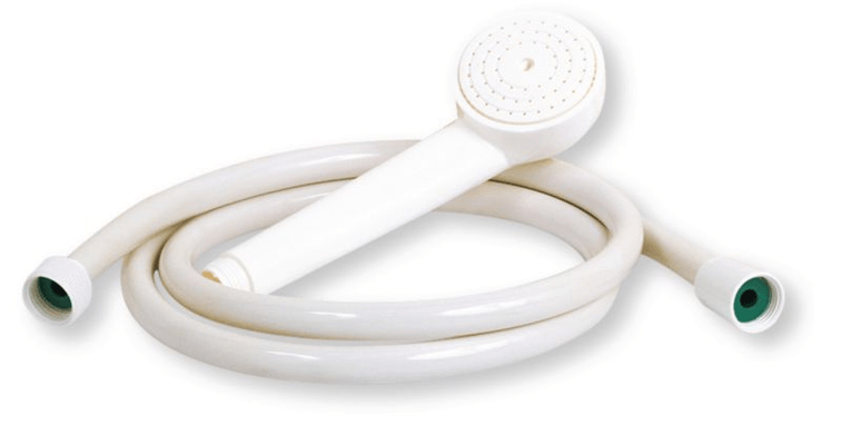 Plomberie - Joints et accessoires de plomberie - Kit douche basique avec douchette et flexible PVC longueur 1.50 (par 1)