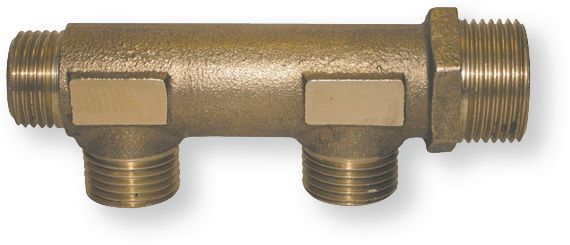 Plomberie - Joints et accessoires de plomberie - Collecteur 3/4" 3 sorties 1/2" (par 1)