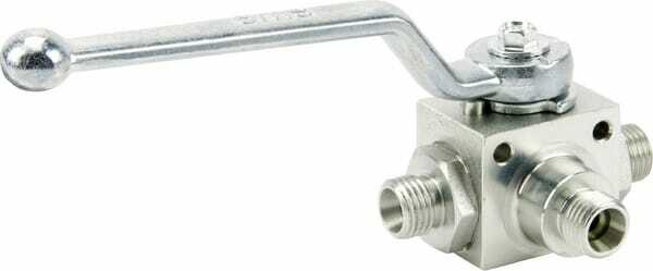 Pièces agricoles - Hydraulique - Vanne à bille 3/2-L - M14x1/5