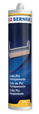 Plomberie - Joints et accessoires de plomberie - Colle-mastic PU Speed D4 Transparente cartouche 310 ML (par 1)