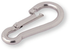 Sachet 4 mousquetons alpins longueur 60, Ouverture 8, diamètre 6, C.M.U 90 kg (par 1)